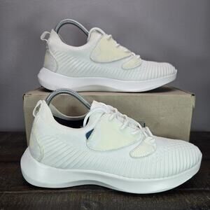 Vessi Everyday 2.0 Womens Size 8 Lace Up Waterproof Shoes Sneakers Polar White